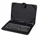 Hama Tablet-Tasche mit integrierter Tastatur (Case passend für Lenovo, Medion, TrekStor uvm, für OTG-Tablets mit Display bis 26,7 cm, 10.5 Zoll, Standfunktion) Schutz-Hülle, Slim C