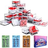 GUDA Adventskalender Füller, 24 Stück Metall Puzzles + 24 Stück Labyrinth Rolling Ball Spielzeug Denksportaufgaben Lernspielzeug für Kinder und Erw