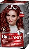 Brillance Intensiv-Color-Creme Haarfarbe 872 Intensivrot Stufe 3, 3er Pack(3 x 160 ml)