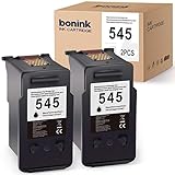 BONINK 2 Kompatibel mit Canon PG-545XL Schwarz Druckerpatronen für Canon PIXMA MX495 TS3150 TS3151 MG2450 MG2550 MG2550S MG2950 MG3050 MG3051 MG3052 MG3053 TS205 TS305 iP2850