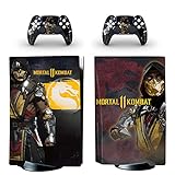XIANYING Spiel PS5 Disc Edition Skin Sticker Decal Cover für Playstation 5 Konsole & Controller PS5 Disk Skin Sticker Viny