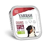 Yarrah Bio Hundefutter Bröckchen Huhn mit Rind, 1er Pack (1 x 150 Grams)