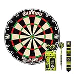 WINMAU Blade 5 Dartboard inkl MvG Dartset | Sisal Dartboard mit einem Set Steeldarts im Michael Van Gerwen Desig