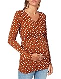 ESPRIT Maternity Damen T-shirt Nursing Ls Aop T Shirt, Rust - 251, S