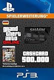 Grand Theft Auto Online | GTA V Blue Shark Cash Card | 500,000 GTA-Dollars | PS3 Download C