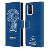 Head Case Designs Offizielle Zugelassen Star Trek USS Enterprise NCC-1701-D Linienschiffe TNG Leder Brieftaschen Handyhülle Hülle Huelle kompatibel mit Samsung Galaxy S10 L