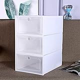 WXYNT Organizer Schuhkarton Kombination Schuhe Schrankschuhe Organizer Box Organizer Stapelbare Box Schuh for Schuhe Spielzeug anzeigen Kasten Schuhspeicherorg