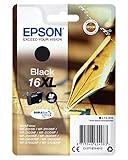 Epson 235M182 Original 16XL Tinte Füller (WF-2630WF WF-2650DWF WF-2660DWF WF-2750DWF WF-2760DWF, Amazon Dash Replenishment-fähig) schw