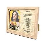 MAMA - Bilderrahmen Holz, Deko Bilder mit Rahmen, Fotorahmen stehend und hängend - Für dein Zuhause Picture Frame Deko Schlafzimmer Fotografie Foto B