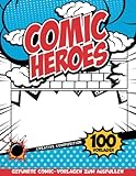 Comic Charakter Zeichnen: Comic-Bastelarbeiten Für Kinder Ab 4 Jahren Zum Schreiben Und Zeichnen Mit Geführten Panels Und Sprechb