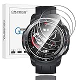 NEWZEROL 4 Stück Kompatible für Honor Watch GS Pro Panzerglas/Garmin Fenix 5 Schutzfolie Smartwatch Aus Gehärtetem Glas, Kratzfeste, Blasenfreie Displayschutzfolie - k