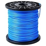 CHRORINE Rasentrimmer Faden 1,6 mm x 100 m Rund Mähfaden Trimmerfaden Rasentrimmer Schnur Nylonfaden zum Befüllen der Trimmersp