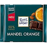 Ritter Sport Mandel Orange, 12er Pack ( 12 x 100 g )