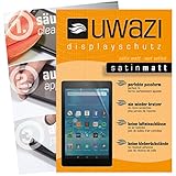 uwazi I 3X Satin-Matte Schutzfolie für Amazon Fire HD 8 (Modell 2017) Displayschutzfolie I Folie I Anti Fingerabdruck I