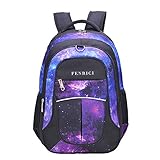 Fenrici Kinderrucksack Galaxy – großer Schulrucksack (34L Volumen) für Jungen und Mädchen, ideal für Grundschule, Realschule, Hauptschule, Gy