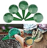 CTTPEG Samenspender, Verstellbarer Hand-Garten-Blumen-Pflanzen-Grassamen-Pflanzer Gartenarbeit Hand-Sämaschine Werkzeug 5er Pack