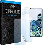 Crocfol Schutzfolie vom Testsieger [2 St.] kompatibel mit Samsung Galaxy S20 Ultra- selbstheilende Premium 5D Langzeit-Panzerfolie inkl. Kamera Schutzfolien (Fullcover mit Veredelung)