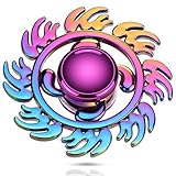 Feature Zappeln Hand Spinner Spielzeug, Zappeln Finger Hand Spinner, Led Light Zappeln Spinner Spielzeug, Hand Spinner Einfinger Schnelle Lager Angst Linderung EDC Spielzeug für Kinder und Erw