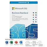 Microsoft 365 Business Standard | 1 Nutzer | 5 PCs/Macs, 5 Tablets und 5 mobile Geräte | 1 Jahresabonnement | Download C
