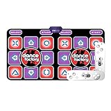 WANGT Tanzmatte, Tanzmatten für TV Tanzmatte für Tänzer Kinder Tanzmatte Doppeltanzmatte Tanzmatte Spiel Fitness Dance Mat,