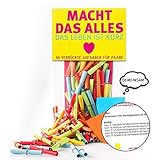 Monsterzeug Lose mit 50 Aufgaben für Paare, Beschäftigung für Verliebte, Lostüte für Pärchen, Textlose mit Challeng