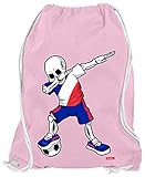HARIZ Turnbeutel Fussball Dab Skelett Frankreich Land Trikot Plus Geschenkarte Rosa One S