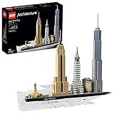 LEGO 21028 Architecture New York City, Skyline-Kollektion mit Freiheisstatue, Bausteine für Kinder und Erwachsene, B