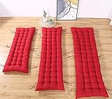 gerenic DanChen Long Bench Chair Cushion 2 3 Seater,Rectangle Bench Seat Soft Pad Mat,Patio Lounger Cushion Replacement Mattress Indoor Outdoor,Thick Padded Sofa Furniture S