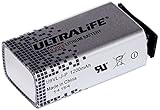 Ultralife Lithium Batterie (9 Volt, E-Block, U9VL, U9VL-J-P, 1200mAh, 10er Sparset)