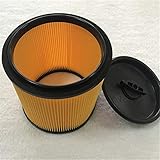 DETOAM 1pcs Patronenfilter gepasst for PARKSIDE LIDL PNT1400 A1 IAN 53353 Staubsauger-Teile Zubehör (Farbe : 1PCS FILTER)