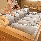HYQQ Faltbare Gstematratze, Japanische Futon Matratze Klapp,mit Memory Schaum Flocken polsterung Hypoallergen Matratzenschoner Weiches und B