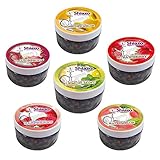 Shiazo Dampfsteine Shisha Steam Stones Mixed Pack, 6 Sorten Wasserpfeife Stein Granulat Nikotinfreier Tabak