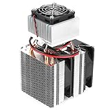 Jopwkuin PersöNliches KüHlgeräT, Tragbare Thermoelektrische Peltier-KüHler Mit Vierrohr-WäRmeableitung Einfach Zu Bedienen DIY Mini-Klimaanlage KüHlschrank Zum KüHlen (12V 180W)