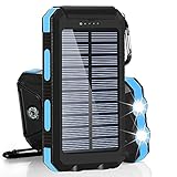 LED Camping Lampen, Tragbars Zeltlampe, Campinglampe Solar Outdoor, Power Bank Solar, Camping Laterne Aufadbar Solar, Camping Laterne Energienbank-B