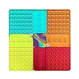 Owege Große XXL Pop Game Zappelspielzeug für Vier Spieler, Popitz Game Fidget Toy，Interaktives Jumbo Stress Relief Figetget Spielzeug zum Spielen mit F