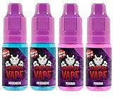 Vampire Vape E-Liquid 4x10ml für E-Zigarette - Heisenberg, Pinkman - 0mg (ohne Nikotin)