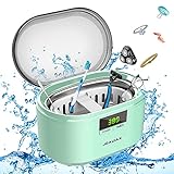 Ultraschallreiniger Ultraschallreinigungsgerät Ultraschallgerät 600ML 50W 48 kHz Digital Ultrasonic Cleaner Reiniger mit 5 Zeitmodi für Haushalt Brillen Schmuck Uhren Zahnprothese- JHUC01