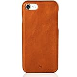 BULLAZO Menor Classic, hochwertige Handyhülle, Hülle, Case, Backcover echt Leder, Kompatibel mit Apple iPhone SE 2020, 7 und 8 in Cog