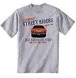 TEESANDENGINES Herren T-Shirt ALFA Romeo Montreal 1970 Old School Grau Gr. 58, g