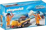PLAYMOBIL City Action 5396 Flugzeugschlepper mit Fluglotsen, Ab 4 J