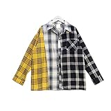 MIFIN Shirt Suga Style Lose genäht Kariertes Hemd Plaid S