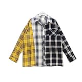 MIFIN Shirt Suga Style Lose genäht Kariertes Hemd Plaid S