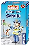 KOSMOS 7105380 Scout: Sicher zur Schule, Verkehrsregeln lernen mit Spaß, Mitbringspiel für Kinder ab 5 J