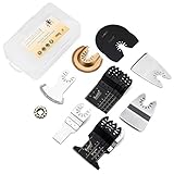 Baban 15pcs Multitool Klingen Kit oszillierende Werkzeugklingen Multitool Zubehör für Kunststoff/Holz/Soft Metal Cutting, Passt ROCKWELL SONICRAFTER WORX usw. in Einem Aufbewahrungsk