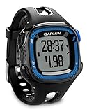 Garmin Forerunner 15 GPS-Laufuhr und Aktivitätstracker, Schwarz/Blau, Größe L (Generalüberholt)