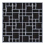 BLOUR New Trend Selbstklebende Vinyl wasserdichte Wandfliesen Backstein 3D Tapeten für Badezimmer Home Decor Wandaufkleber Abziehb