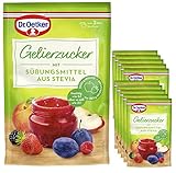 Dr. Oetker Gelierzucker mit Süßungsmittel aus Stevia, 10er Pack (10 x 350 g)