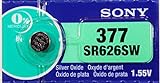 Sony 377 SR626SW Silberoxid 1,55 V 29 mAh – 5 Stück