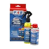 P4B | Kettenpflege - Set für Ihr Fahrrad | 1x 200 ml Kettenreiniger + 1x 150 ml Kettenfett PTFE