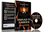 Fire DVD- Fireplace TV Jukebox 2-Choose out of 9 Fireplaces with real Burning S